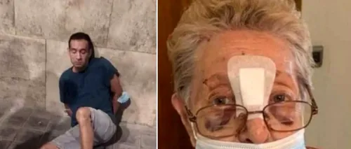 Un român a bătut o bătrână din Spania, pentru a-i fura... 40 de euro! Atacul, petrecut într-o scară de bloc din Valencia, a fost filmat (VIDEO)