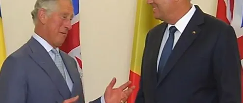 Klaus Iohannis s-a întâlnit cu Prințul Charles la Palatul Cotroceni