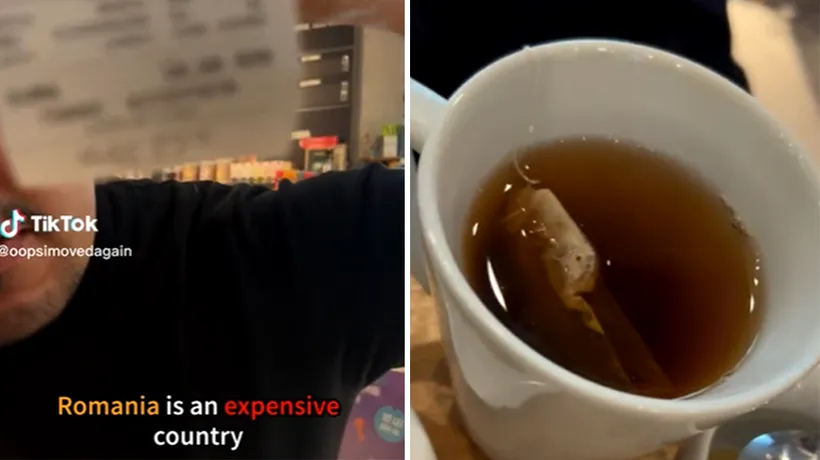 România e o țară scumpă! Câți lei a plătit un turist american pentru un ceai, într-o cafenea din Alba Iulia