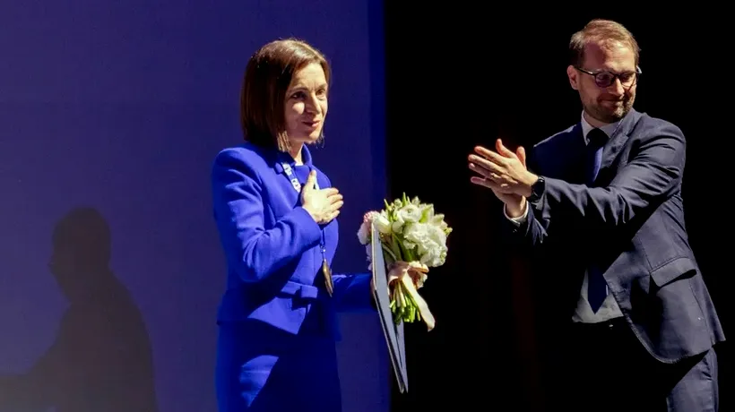 Preşedinta Maia Sandu DONEAZĂ Premiul Timişoara pentru Valori Europene organizaţiei Prietena mea