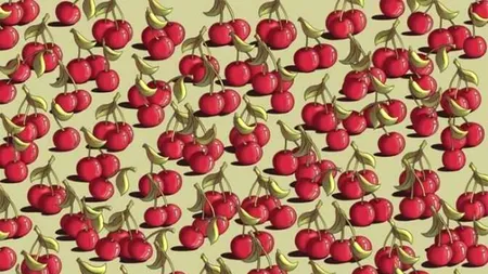 TEST IQ | Găsiți roșia ascunsă printre cireșele din imagine!