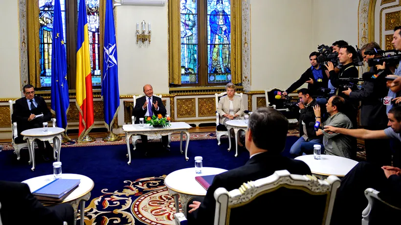 Președintele Băsescu, la întâlnirea cu oficialii FMI: Nu voi trimite scrisoarea de intenție Parlamentului dacă rambursarea sumelor încasate ilegal din pensii afectează bugetul