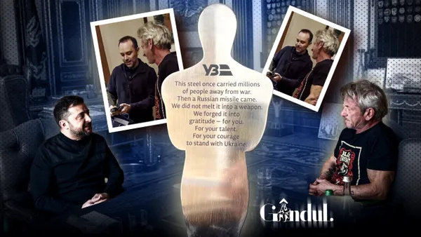 Actorul Sean Penn a lipsit de la ceremonia oficială a premiilor Academy Awards pentru a vizita Ucraina, iar ce a primit l-a lăsat fără cuvinte