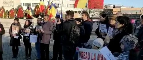Miting de solidaritate la Cluj pentru familia Smicală: Peste 150 de participanți - VIDEO 