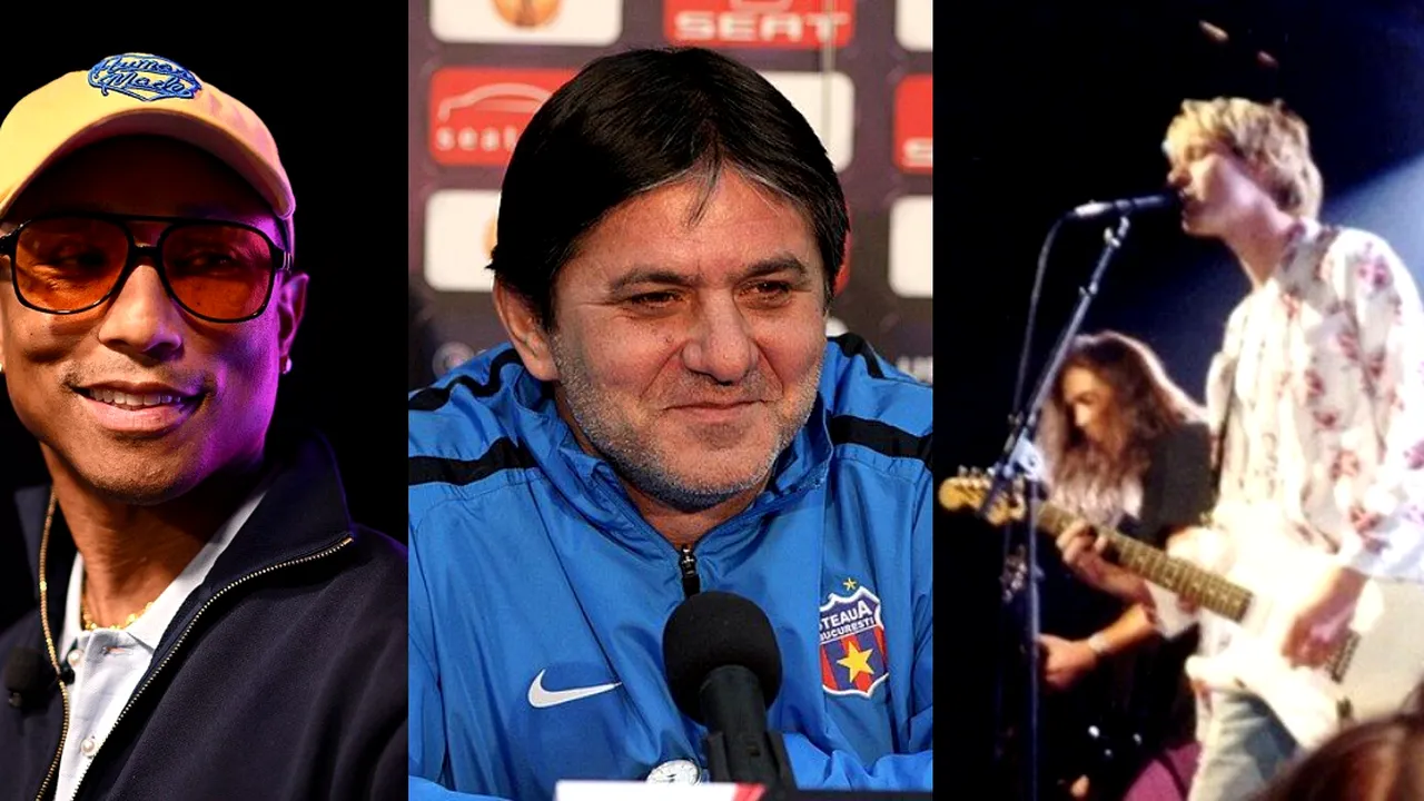 5 APRILIE, calendarul zilei: Marius Lăcătuș împlinește 61 de ani, Pharrell Williams face 52/ 31 de ani de la decesul lui Kurt Cobain