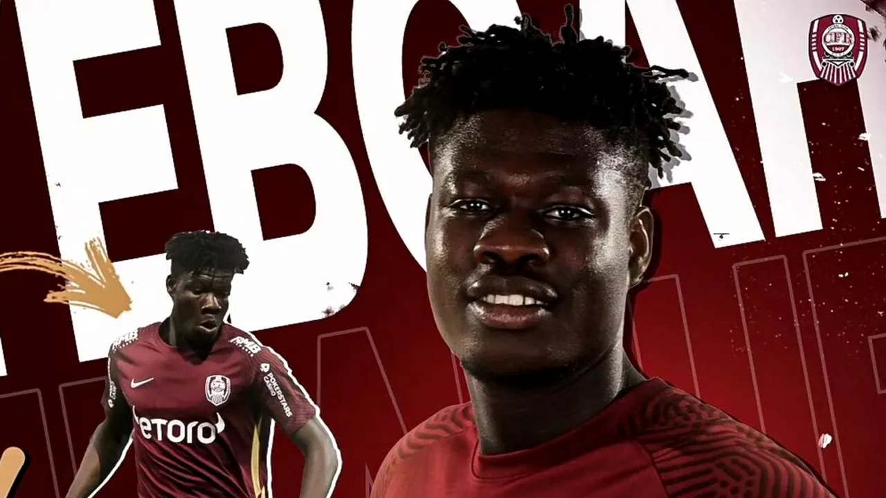 CFR Cluj l-a transferat pe Emmanuel Yeboah la Brondby! Ardelenii au câștigat o sumă uriașă