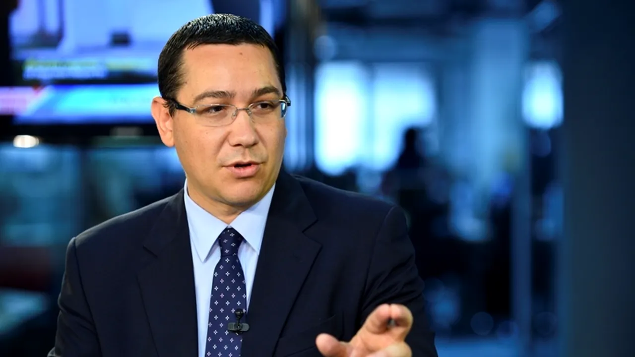Ponta: Refuz să trăiesc într-o țară fanariotă care își rezolvă problemele mergând la Înalta Poartă