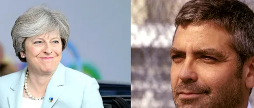 Care este legătura dintre Theresa May și George Clooney