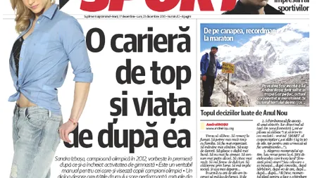 Sandra Izbașa, Andrei Roșu, Steaua și Jay-Z în numărul 2 al săptămânalului ProSport