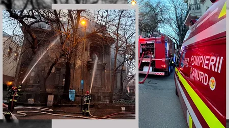 Un INCENDIU puternic a izbucnit la un imobil dezafectat de pe strada Vasile Lascăr, în sectorul 2
