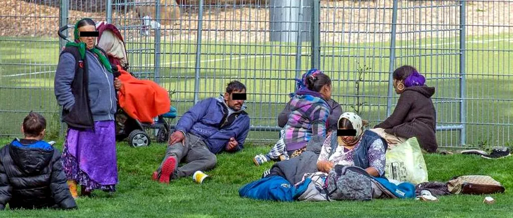 Imaginea zilei în Germania: După ce au plecat de la cerșit, două femei de etnie romă au urcat într-un BMW Seria 3
