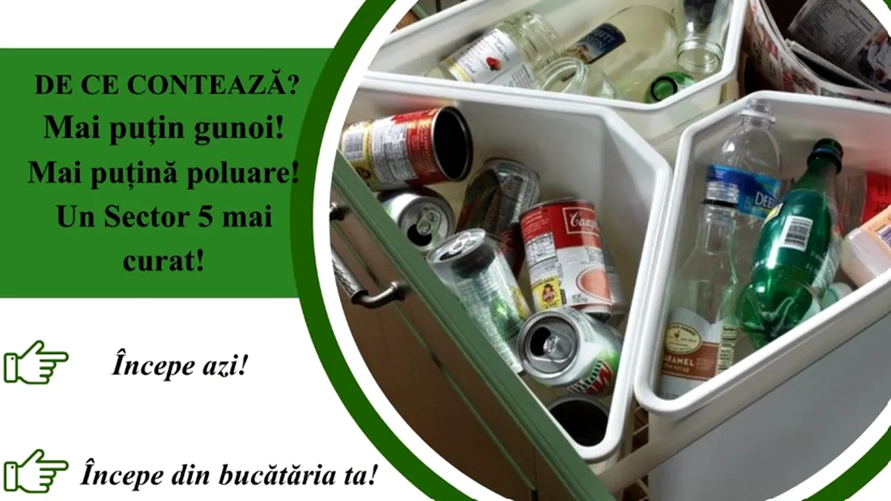 (P) Salubrizare S5. Reciclarea începe în bucătărie