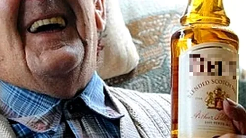 Un bărbat orbit de vodcă și-a recăpătat vederea cu whisky