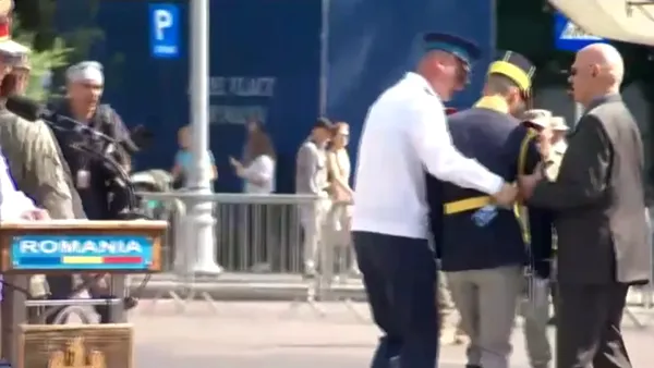 Un militar a leșinat în timpul discursului generalului Gheorghiță Vlad: Reacția incredibilă a Șefului Armatei