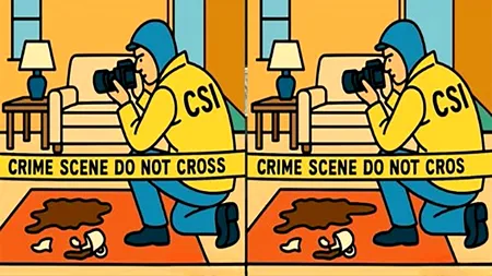 TEST IQ | Aceste două imagini par identice, dar nu sunt. Descoperiți cele 3 diferențe!