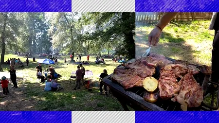 Micii, cârnații și ceafa sfârâie pe grătare, la Cernica, de 1 Mai! Sute de români sărbătoresc Ziua Muncii în natură
