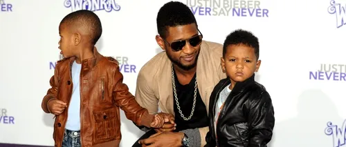 Usher a primit custodia celor doi copii pe care îi are cu fosta lui soție