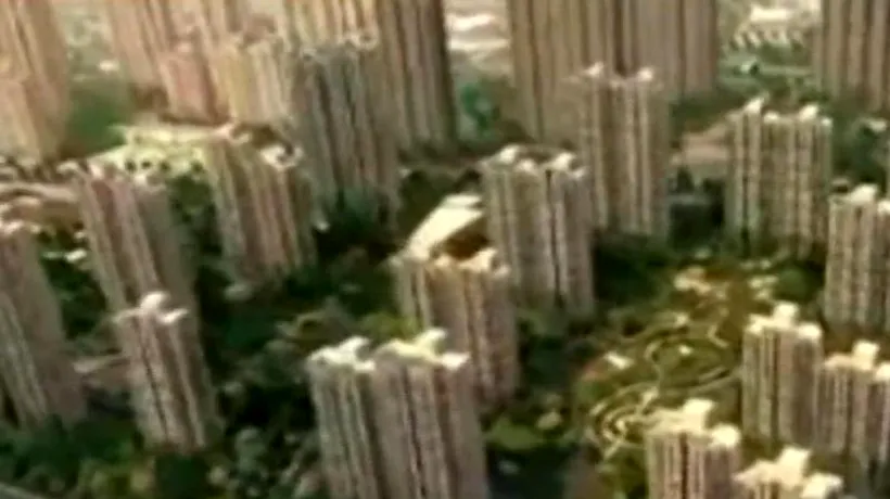 Chinezii nivelează 700 de munți și construiesc un oraș în loc. FOTO+VIDEO