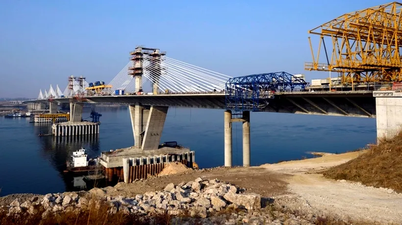 Noul termen pentru inaugurarea Podului Calafat-Vidin. Ce taxă de tranzitare vor plăti șoferii