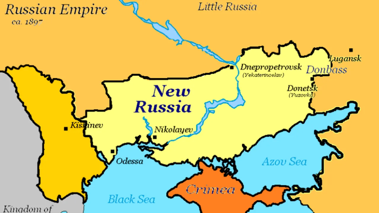 Ce planuri are Putin cu Ucraina și cu Europa? Răspunsul e: NOVOROSSIYA