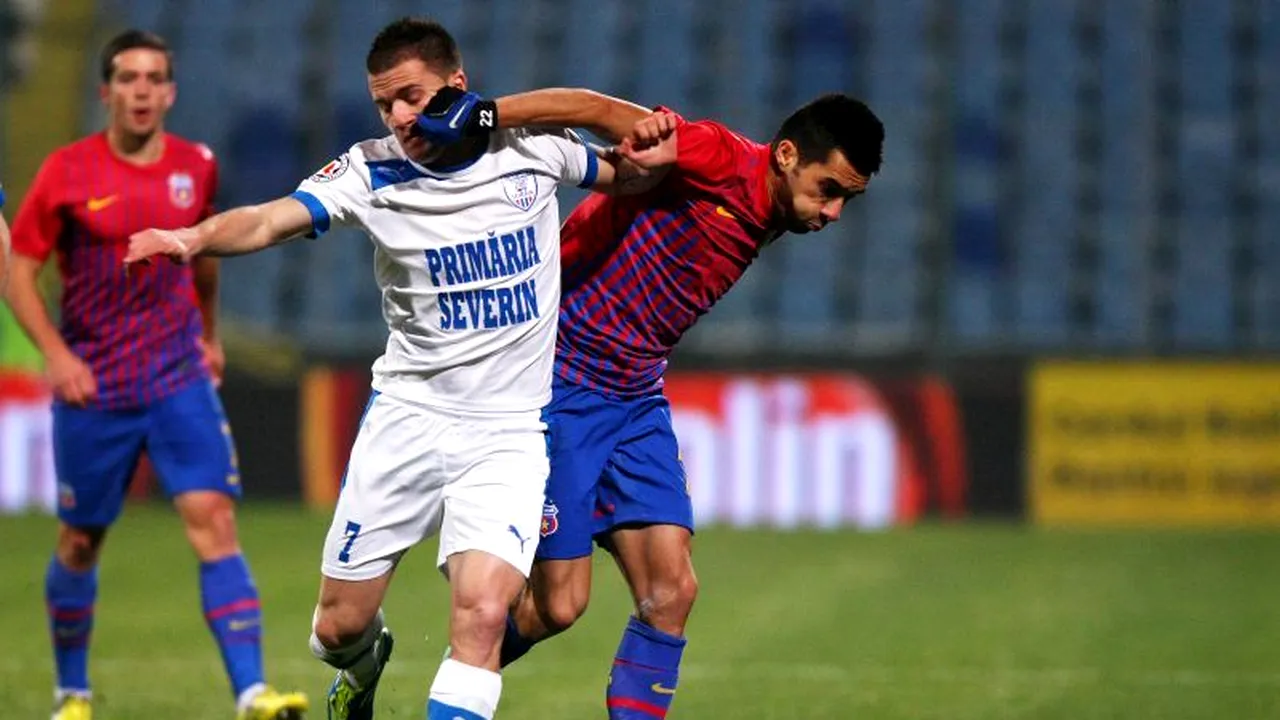 CS SEVERIN - STEAUA LIVE în etapa a 33-a din LIGA 1