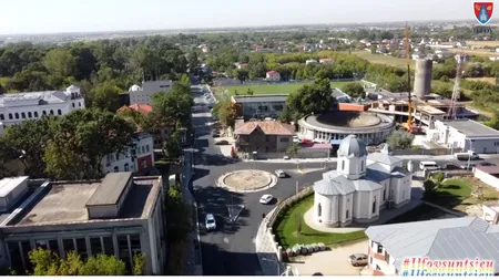 (P) Orașul MĂGURELE are sens giratoriu/Este al treilea obiectiv de acest gen, după cel din CERNICA și BĂLĂCEANCA