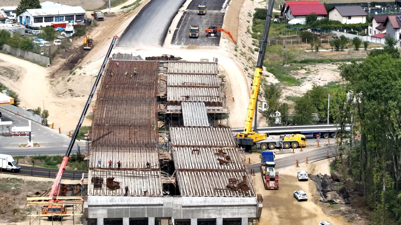 Vești bune despre finalizarea centurii Capitalei. Lotul 3, EXECUTAT de constructorul elen, finalizat în proporție de 75%