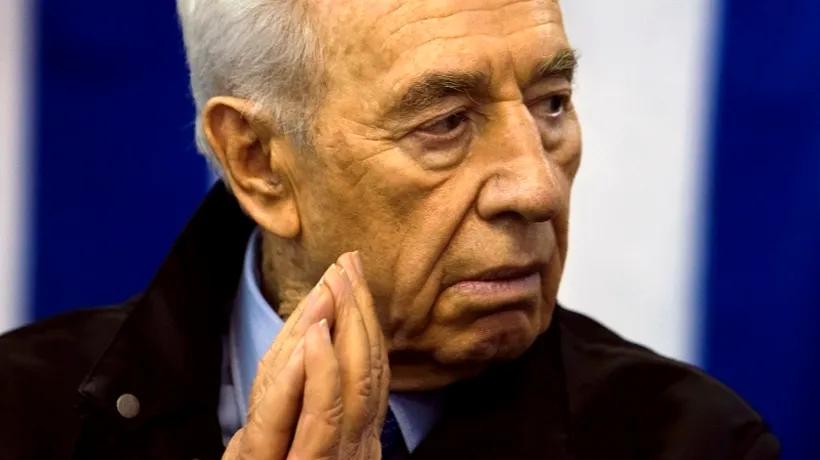 Shimon Peres: Nu există alternativă la pacea cu palestinienii