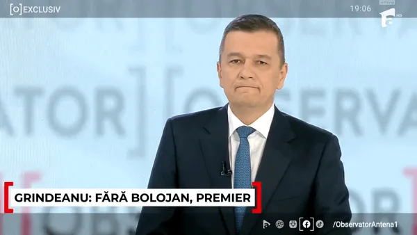 Grindeanu, atac la premierul demis: „Ilie Bolojan e un fel de zombie politic care se plimbă şi se agaţă de această funcţie”
