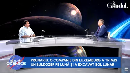 Dumitru Prunariu: „Luxemburg a trimis un buldozer pe Lună și a excavat SOL LUNAR”