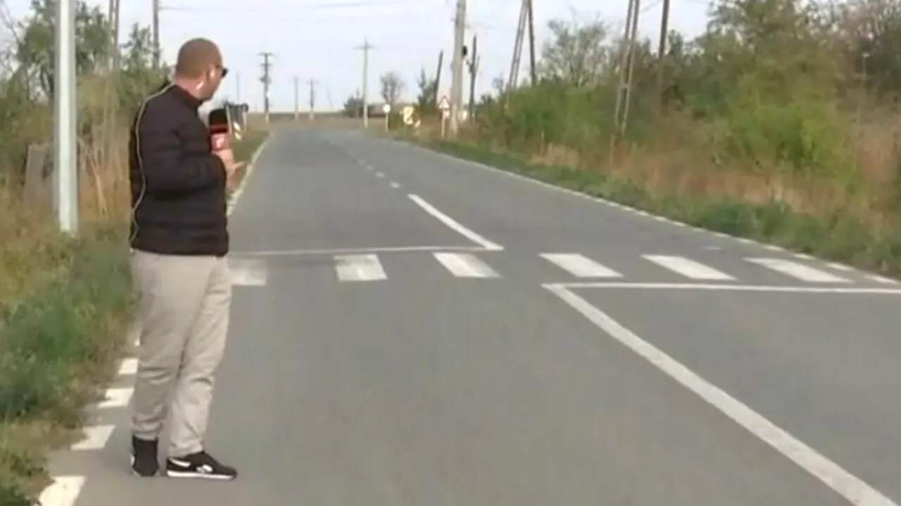 Așa arată trecerea de pietoni de 39.000 de lei care duce spre nicăieri. Se află într-un oraș mare din România