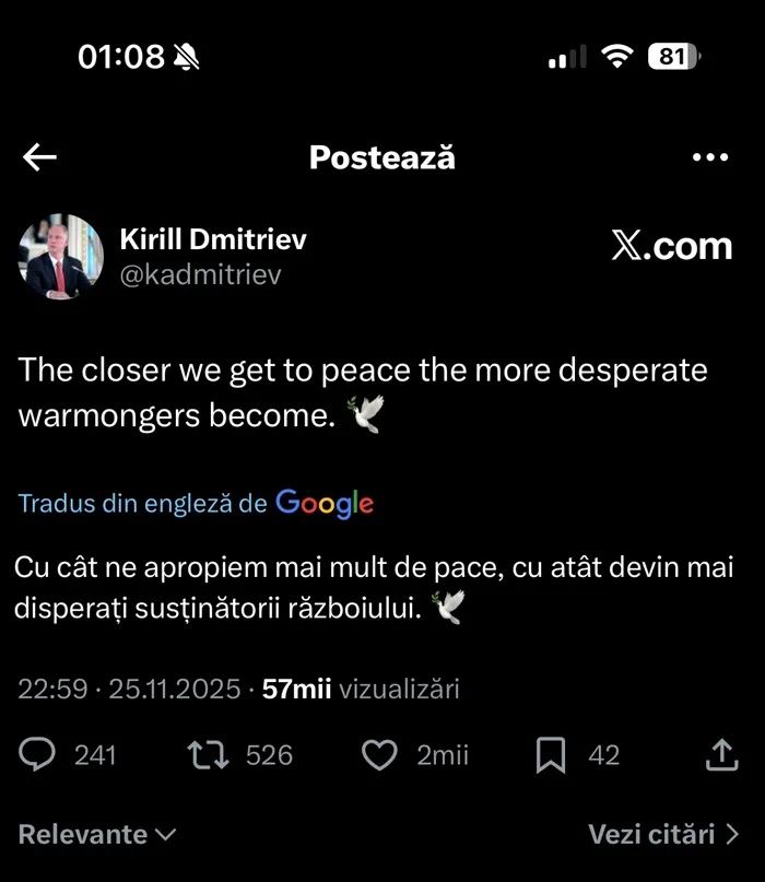 Scandal &icirc;n SUA.Negociatorul lui Trump a fost interceptat c&acirc;nd vorbea cu ru&#537;ii pe Ucraina:&bdquo;Done&#539;k &#537;i poate un schimb de teritorii undeva&rdquo;/ &bdquo;Sun&#259; bine&rdquo;