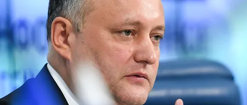 Igor Dodon avertizează că ar putea dizolva luni Parlamentul de la Chișinău dacă nu se formează un nou guvern