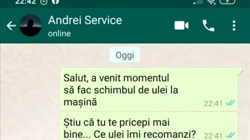 Bancul de vineri | Schimbul de ulei la mașină