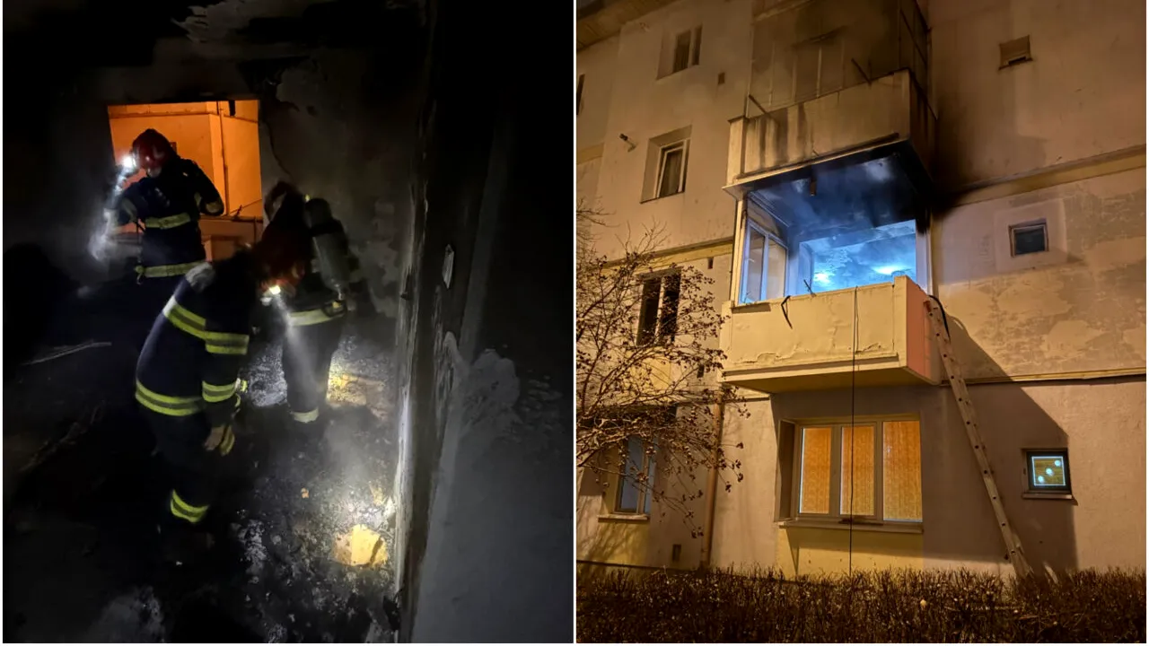 Incident teribil în Onești. Doi tineri au ajuns în stare critică, după o explozie într-un apartament