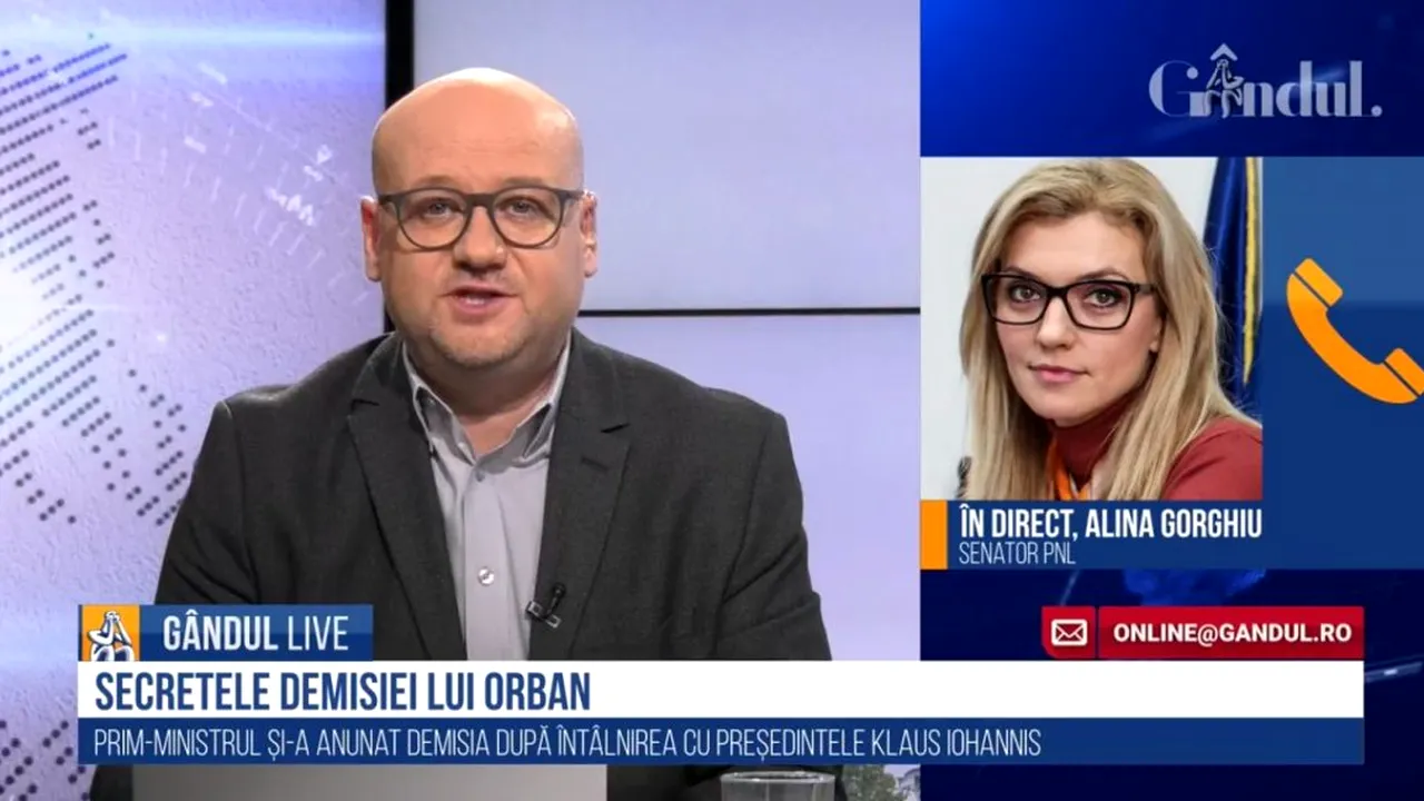 GÂNDUL LIVE. Alina Gorghiu: Viitoarea coaliție, formată din PNL, USR PLUS și UDMR / PNL va da viitorul premier!