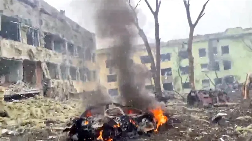 Rusia susține că ucrainenii au stabilit poziții de luptă în spitalul bombardat din Mariupol