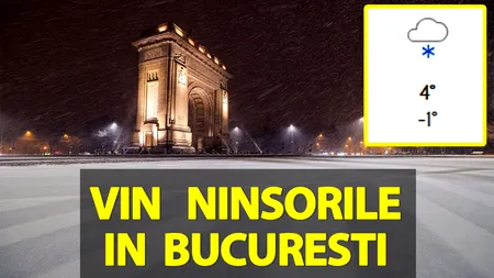 Meteorologii Accuweather au modificat prognoza: Pe ce dată vin ninsorile în București, în ianuarie 2025