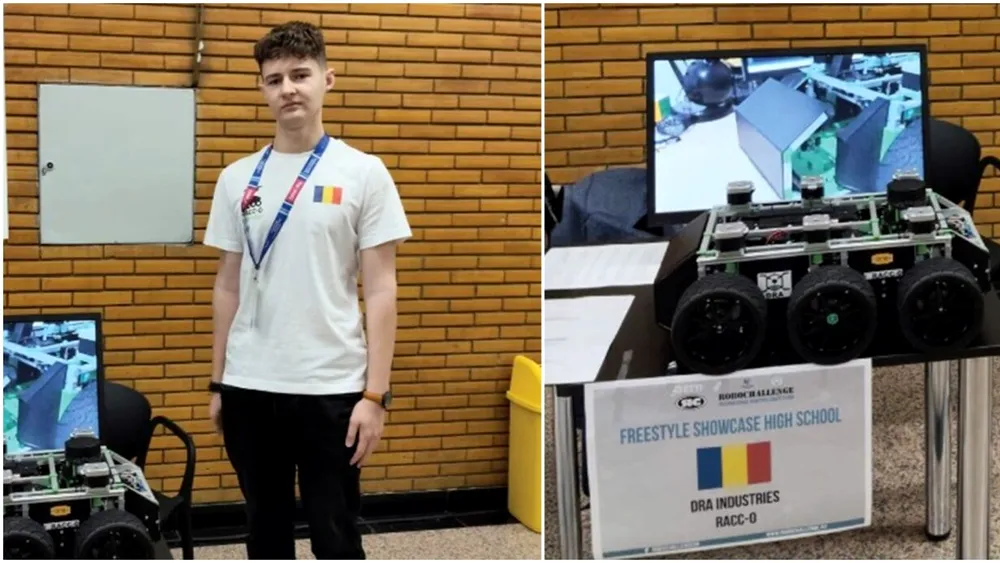 Geniu al roboticii la numai 17 ani. A luat premiul întâi la nivel internațional pentru o invenție care poate salva vieți