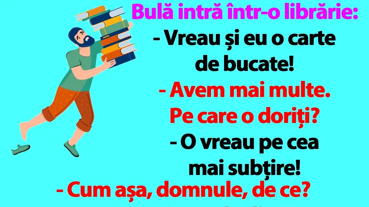 BANC | Bulă și cartea de bucate