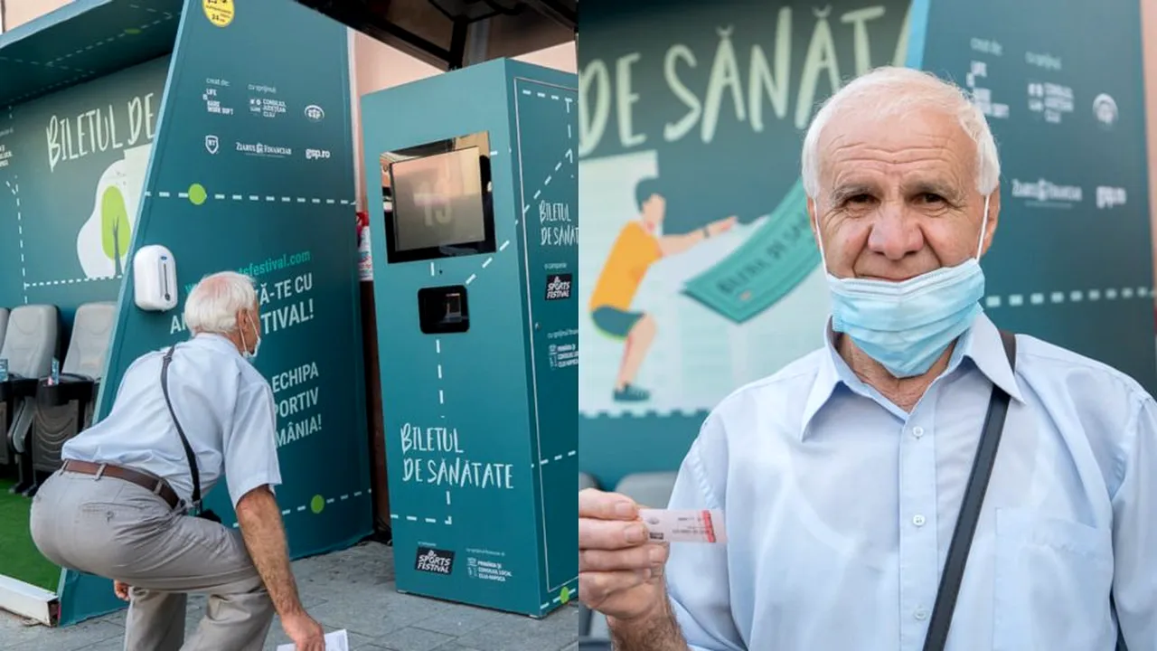Prima stație de autobuz din România unde îți poți cumpăra bilet făcând... sport! Ce trebuie să faci pentru a obține „Biletul de sănătate”- FOTO/VIDEO