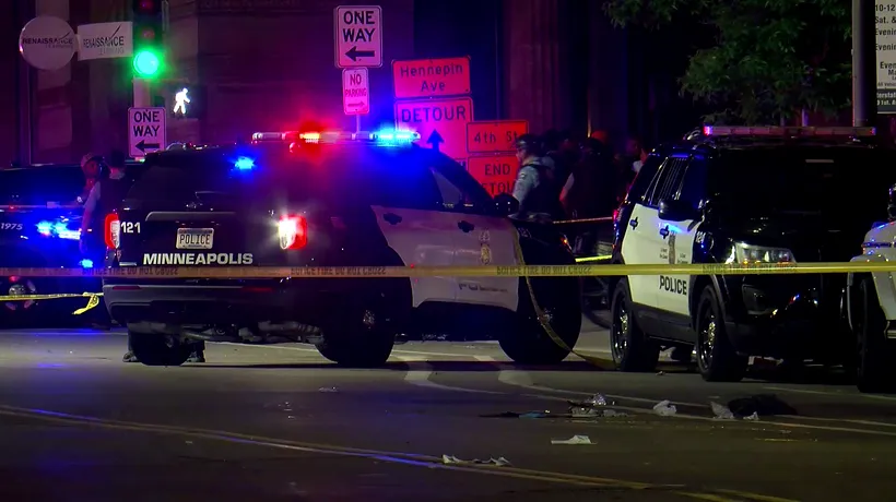 Două persoane au murit și alte opt au fost rănite într-un incident violent, în centrul orașului Minneapolis