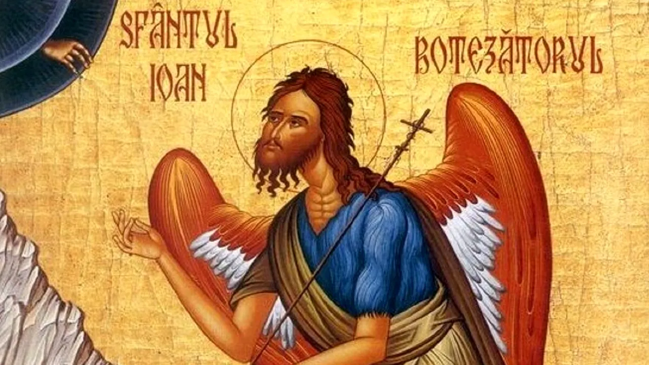 Sfântul Ioan Botezătorul, sărbătorit la 7 ianuarie. Viața celui considerat Înaintemergătorul Fiului Domnului