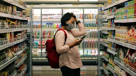 Prețul pentru un coș de cumpărături variază în funcție de zona geografică. Cluj-Napoca a depășit Bucureștiul