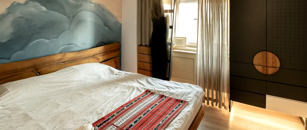 Ultima fiță imobiliară: Dormitor cu pat plutitor, în apartamentul unui cuplu din Iași