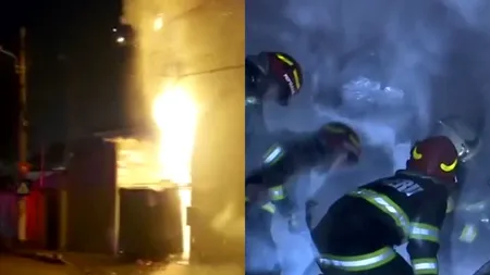 Incendiu devastator în București, în noaptea de Revelion
