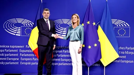 VIDEO | Premierul Marcel Ciolacu s-a întâlnit la Bruxelles cu președinta Parlamentului European, Roberta Metsola