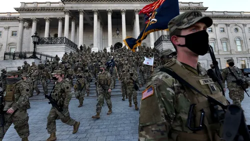 Peste 150 de membri ai Gărzii Naționale SUA care au participat la inaugurarea lui Biden, confirmați cu noul COVID-19
