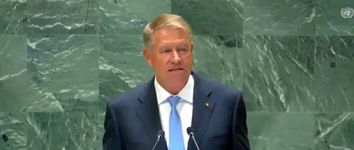 Klaus Iohannis, în ultimul său discurs ca președinte la ONU: „Protejarea civililor trebuie să rămână obiectivul nostru comun”