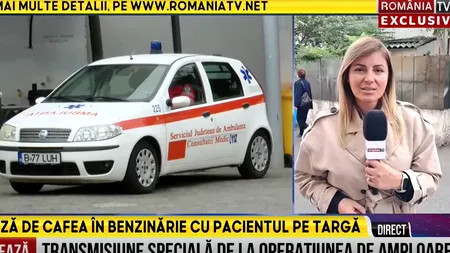 Situație incredibilă în Gorj. O ambulanță, în pauză de cafea, deși avea o pacientă care trebuia operată